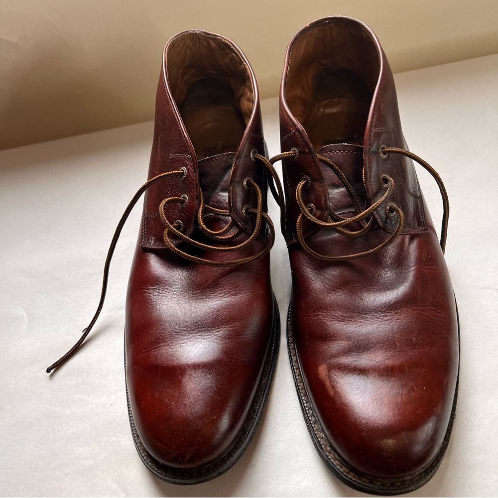 Johnston & Murphy Dark Brown Leather Chukka Boots